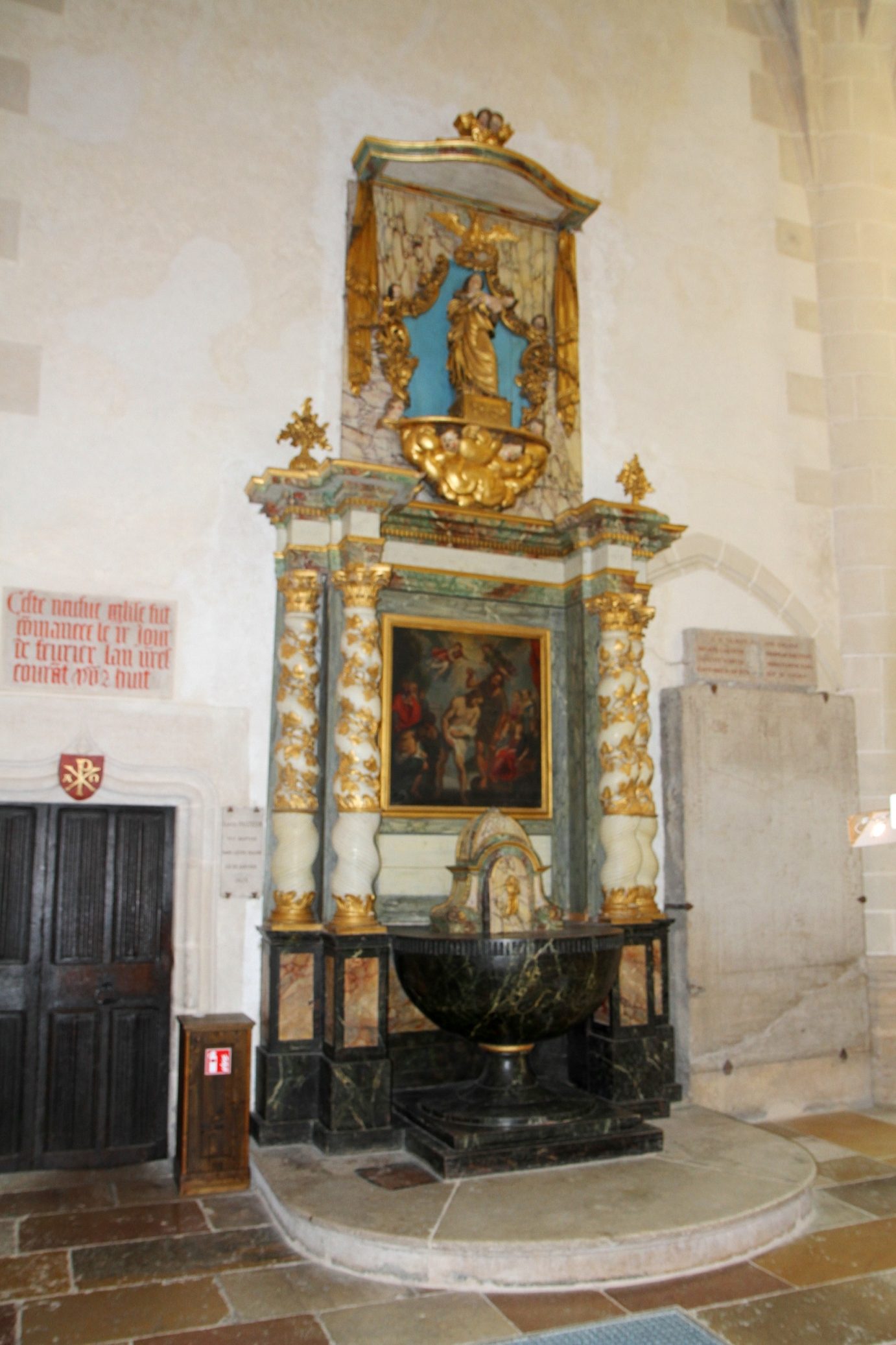 Louis Pasteur's baptismal font, Dole - 03.JPG
